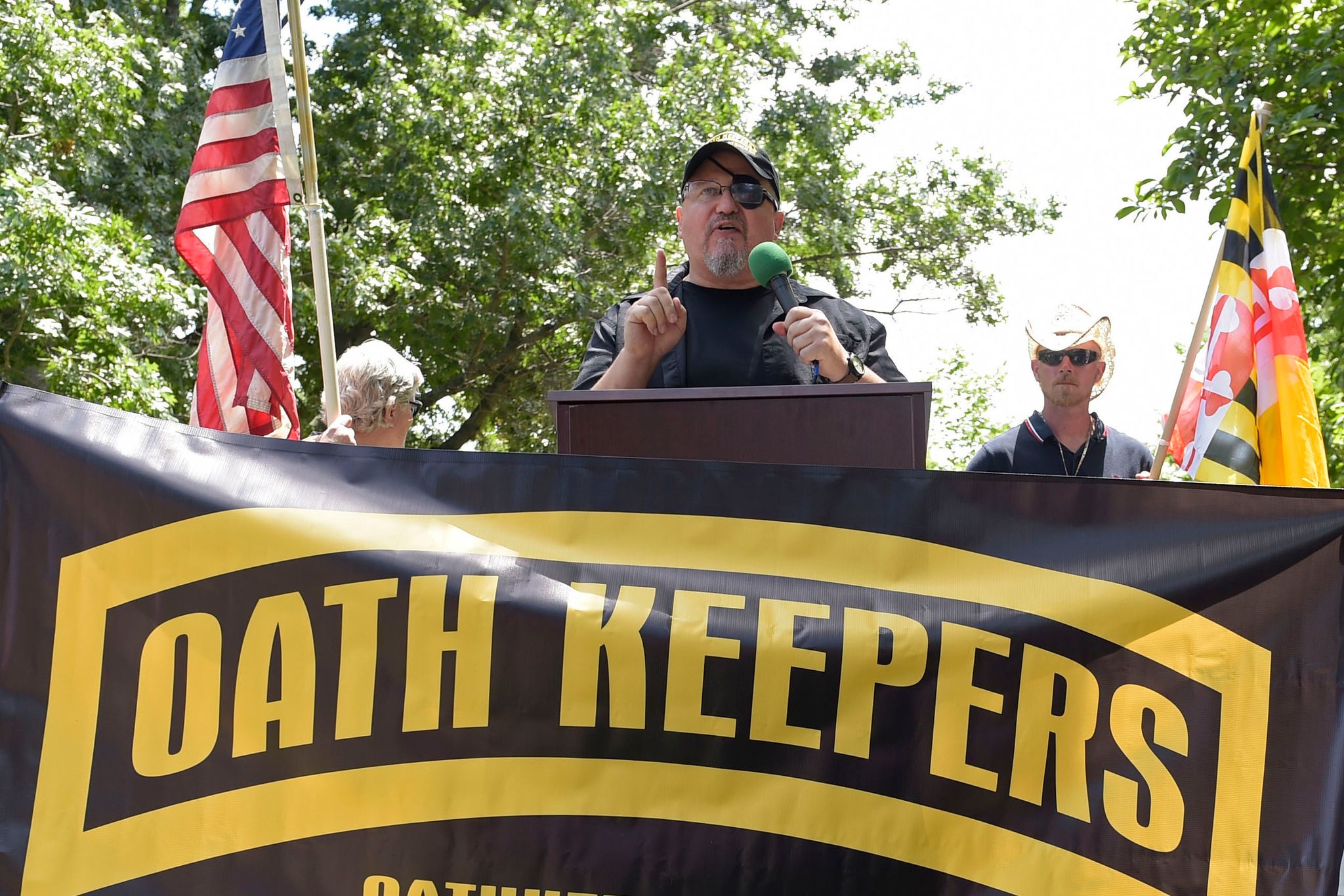 Stewart Rhodes ist der Gründer der «Oath Keepers». (© Susan Walsh/AP)