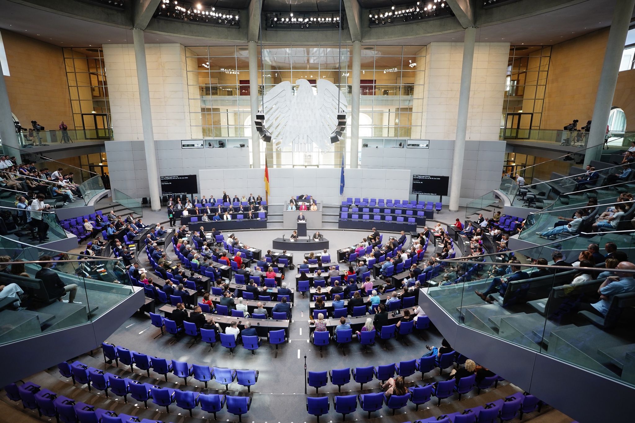 Die Ampel-Koalition will das Heizungsgesetz in der nächsten regulären Sitzungswoche Anfang September im Bundestag beraten. (© Kay Nietfeld/dpa)