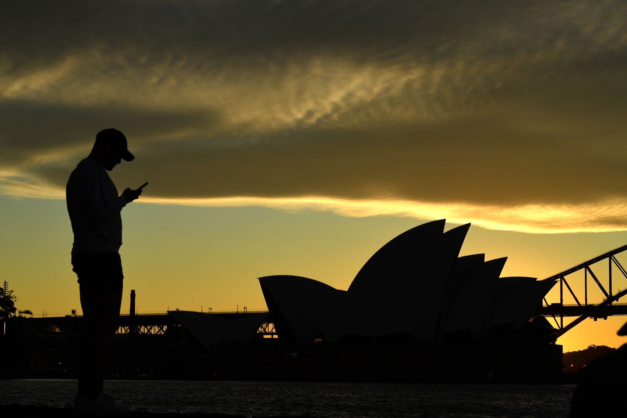 Sonnenuntergang in Sydney (Symbolbild). (© Mick Tsikas/AAP/dpa)