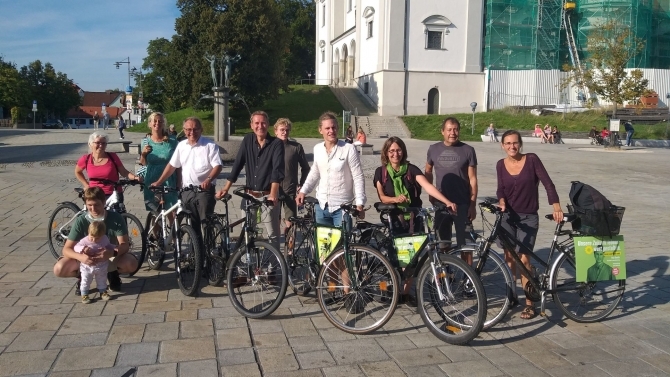 Das grüne Rad-Team in Kempten (© Grüne Kempten)