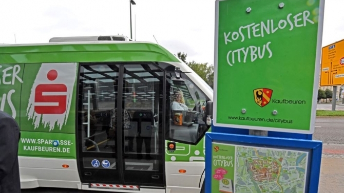 Der Citybus Kaufbeuren (© Stadt Kaufbeuren)