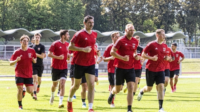 Trainingsauftakt beim FC Memmingen (© AllgäuHIT)