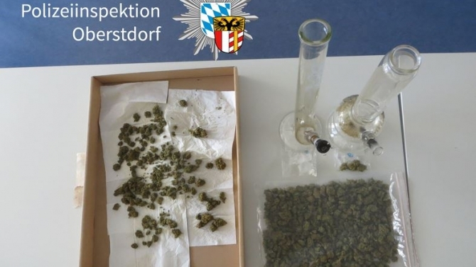 Gefundene Drogen in Oberstdorf (© Polizei Oberstdorf)