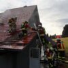 Brand eines Garagenanbaus in Woringen