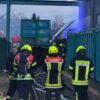 Brandstiftung? Containerbrand auf Wertstoffhof in Sonthofen