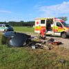 Schwerer Unfall bei Untrasried – 23-Jähriger in Bach geschleudert und schwerst verletzt