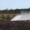 Flächenbrand bei Leutkirch-Urlau: Feuerwehr muss 800 Meter Schlauch verlegen