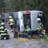 Zwei Tote bei schwerem Busunfall auf der A96 bei Buchloe